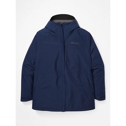 Marmot Minimalist Jackets - Womens Rain Jacket Navy CA5184960 Canada